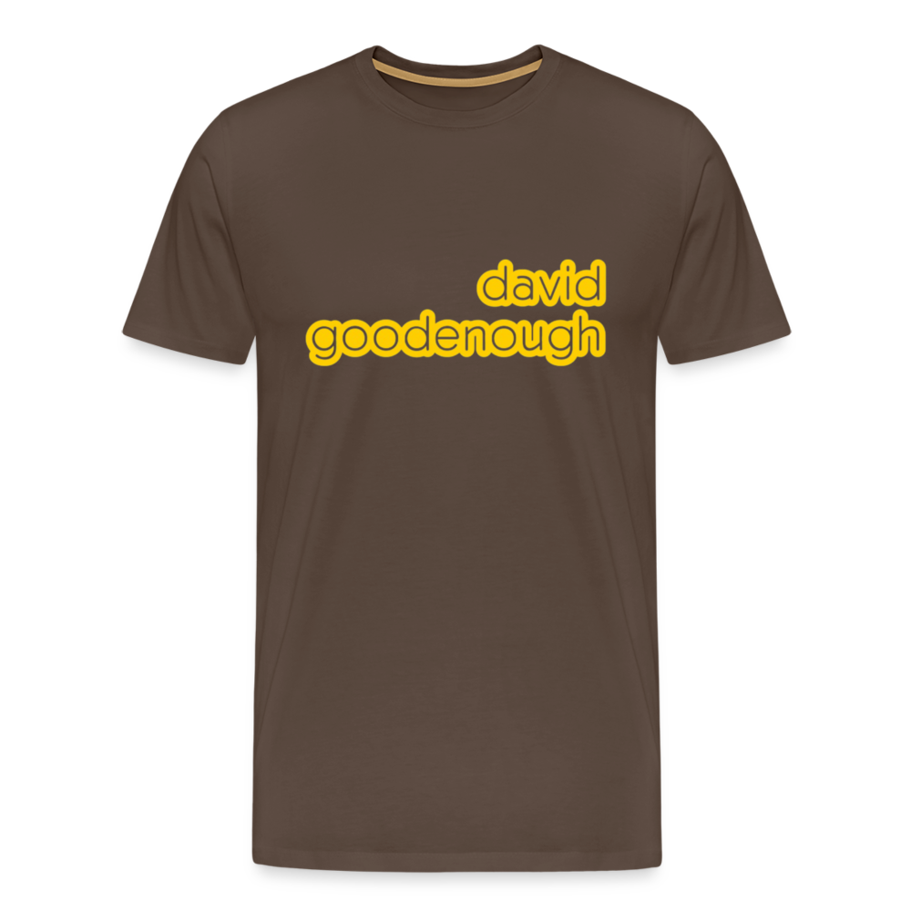T-shirt Homme Marron David Goodenough Classic - marron bistre