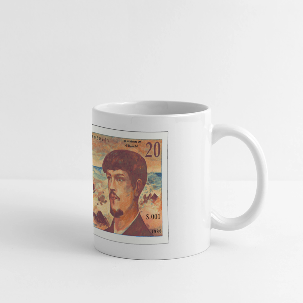 Mug 20 FRANCS Debussy Céramique - white