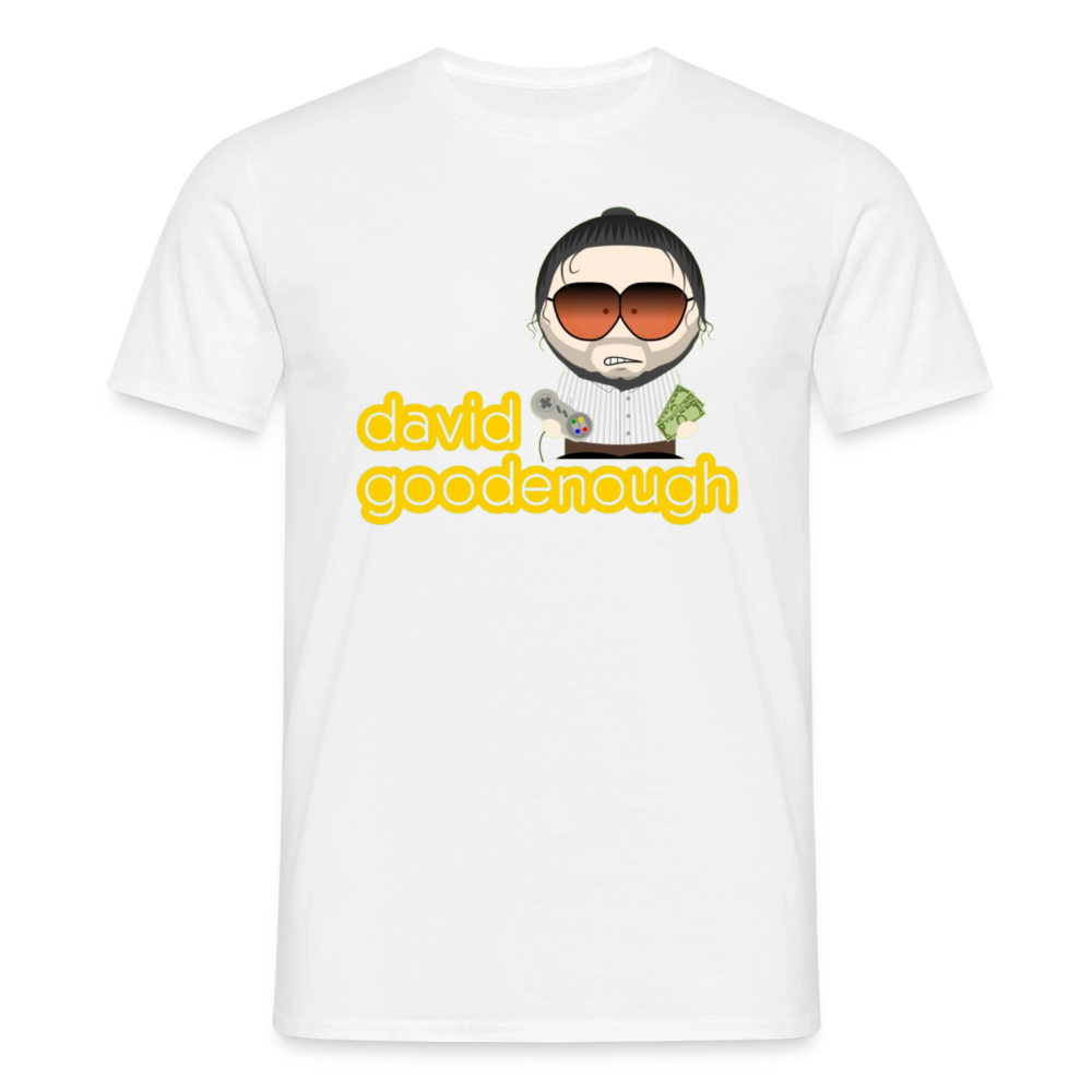 T-shirt Homme Blanc David Goodenough SP 2 - blanc