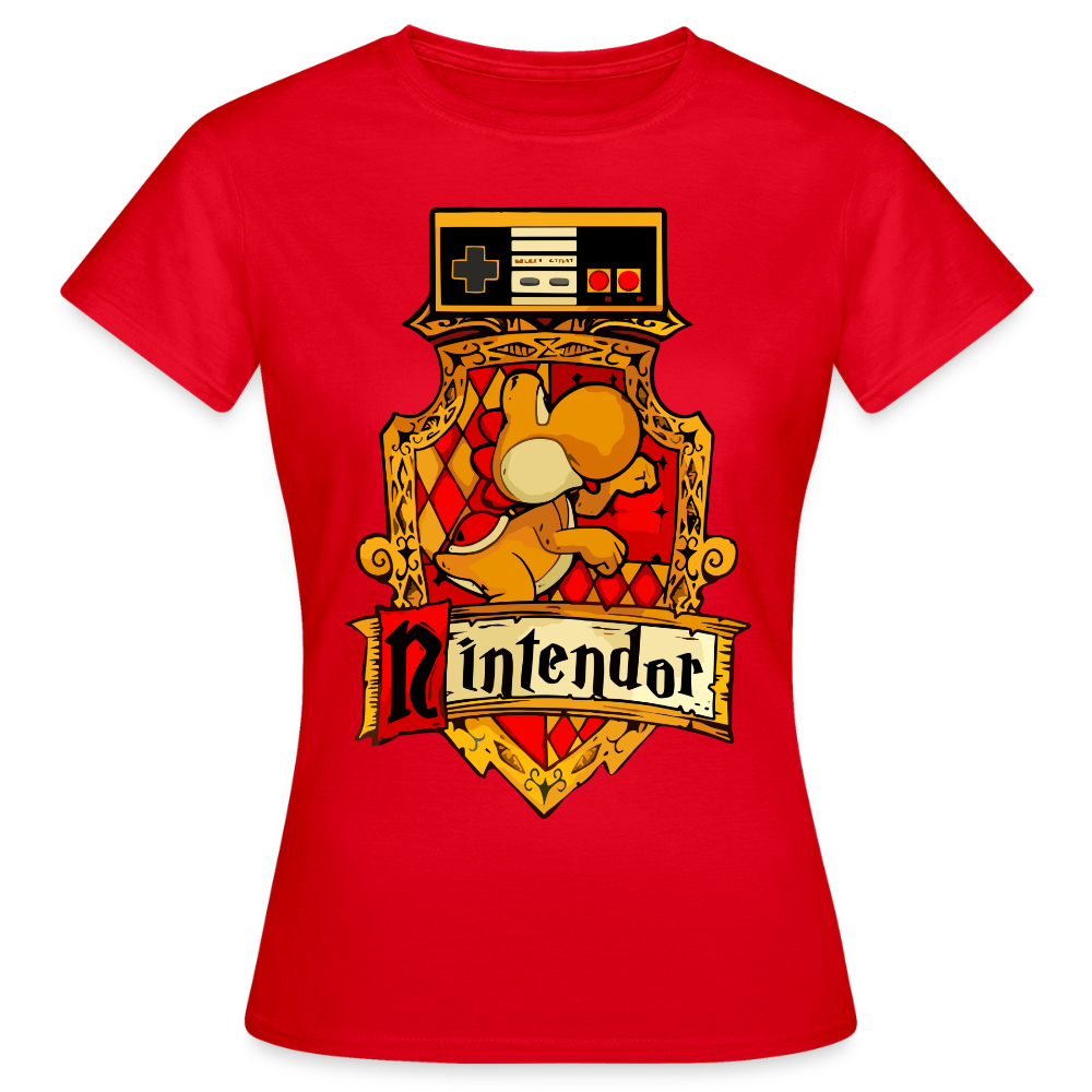T-shirt Femme Rouge NINTENDOR - Big Logo - rouge