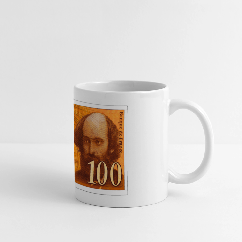Mug 100 FRANCS Cézanne Céramique - white