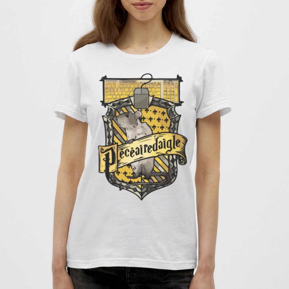 T-shirt Femme Blanc PECEAIREDAIGLE - Big Logo - blanc