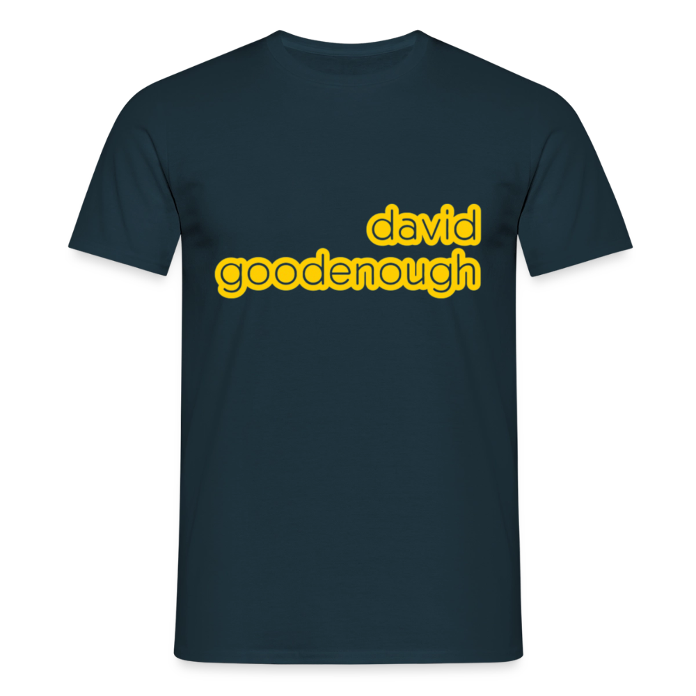 T-shirt Homme Bleu Marine David Goodenough Classic - marine