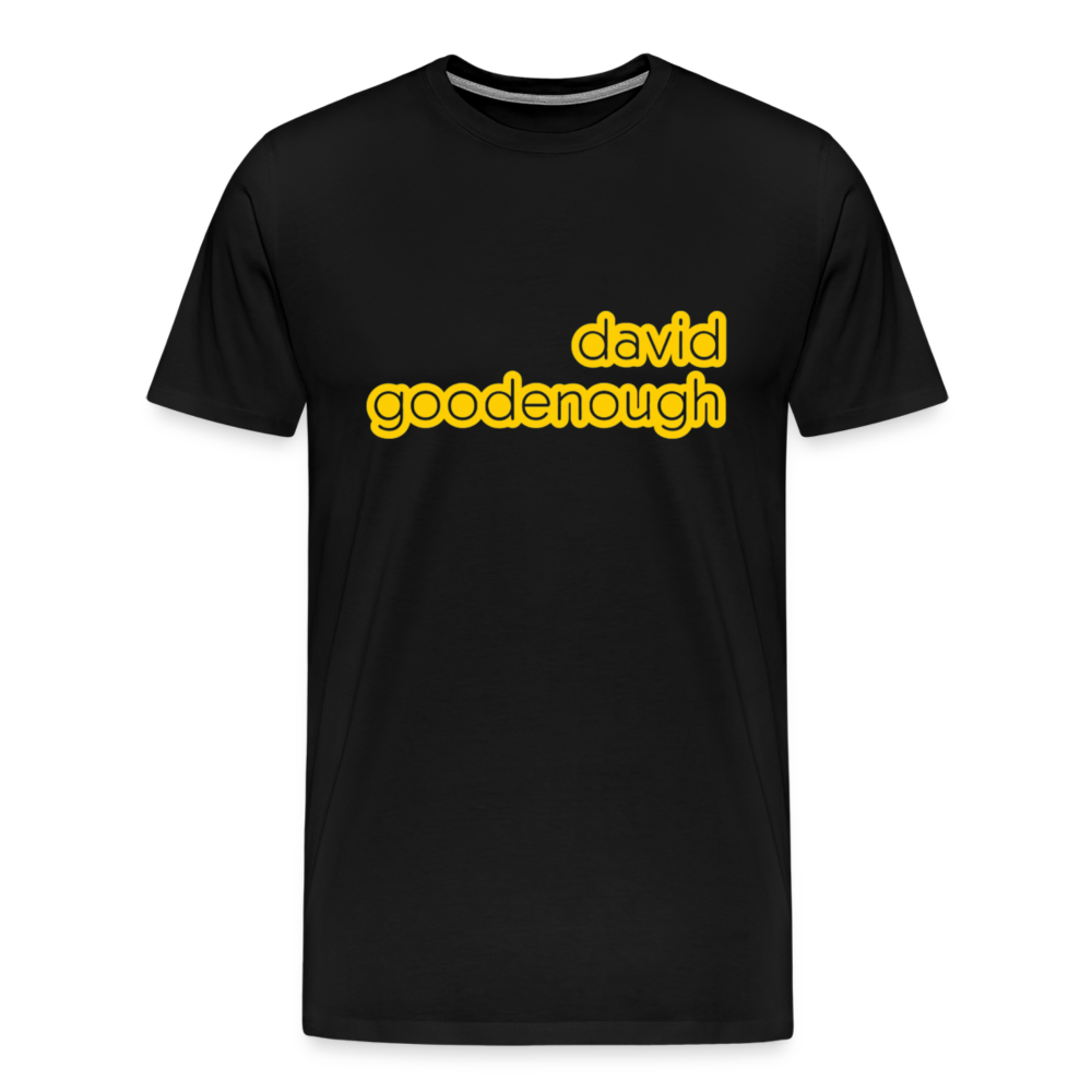 T-shirt Homme Noir David Goodenough Classic - noir