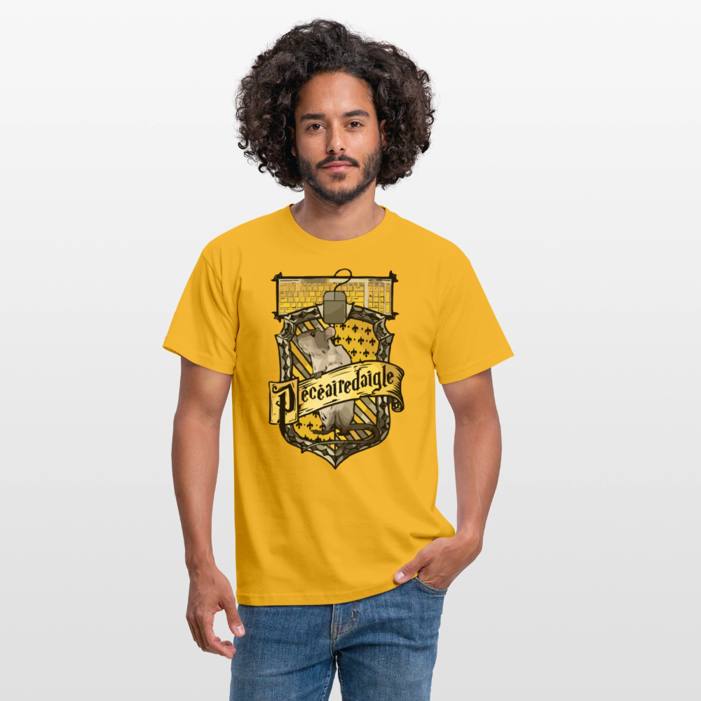 T-shirt Homme Jaune PECEAIREDAIGLE - Big Logo - jaune