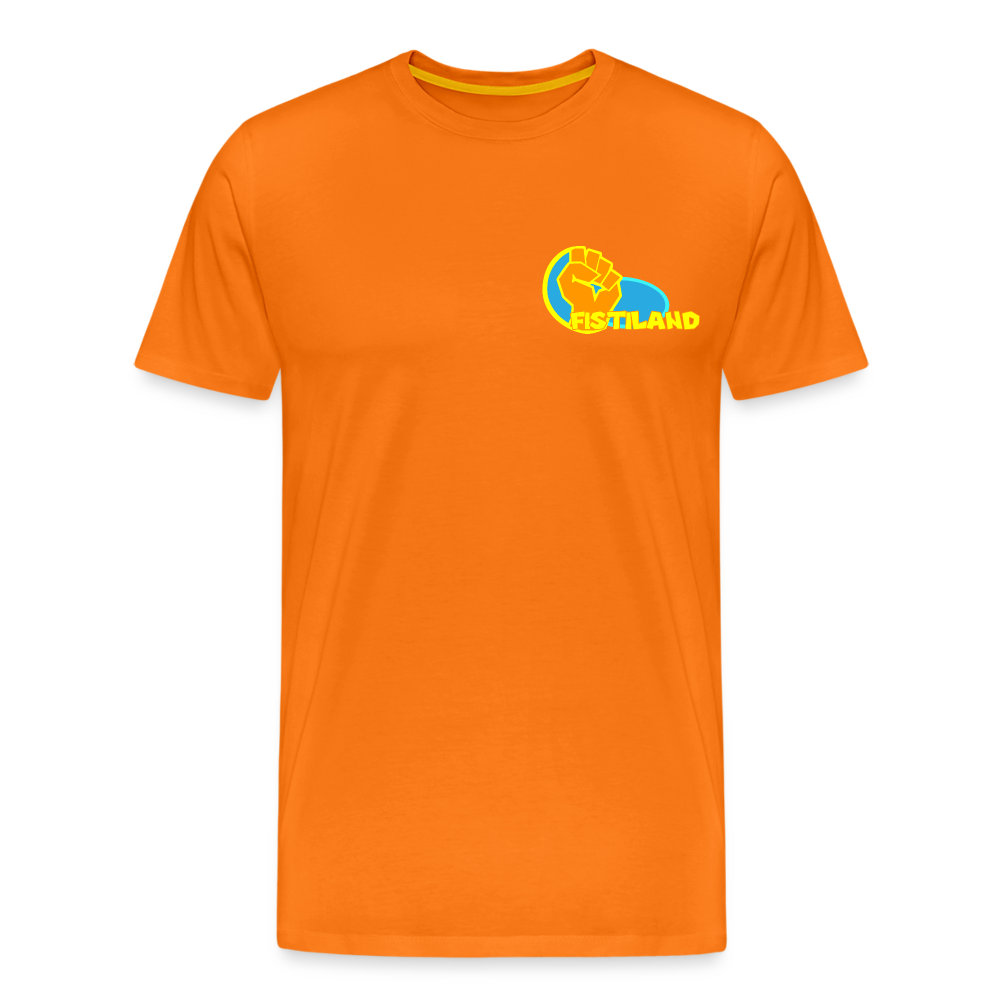 T-shirt Homme Orange FISTILAND Logo Classic Mini - orange