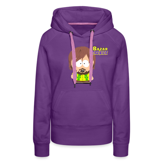 Sweat-shirt A Capuche Femme Violet Bazar Du Grenier SP - violet