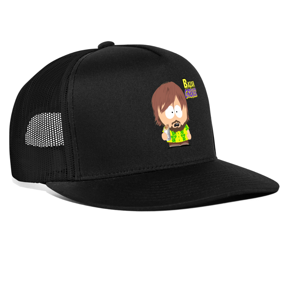 Casquette Trucker Noire Bazar Du Grenier SP - noir/noir