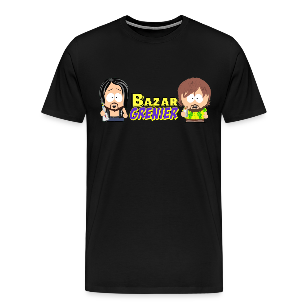 T-shirt Homme Noir Bazar Du Grenier SP 3 - noir