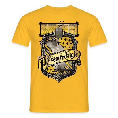 T-shirt Homme Jaune PECEAIREDAIGLE - Big Logo - jaune