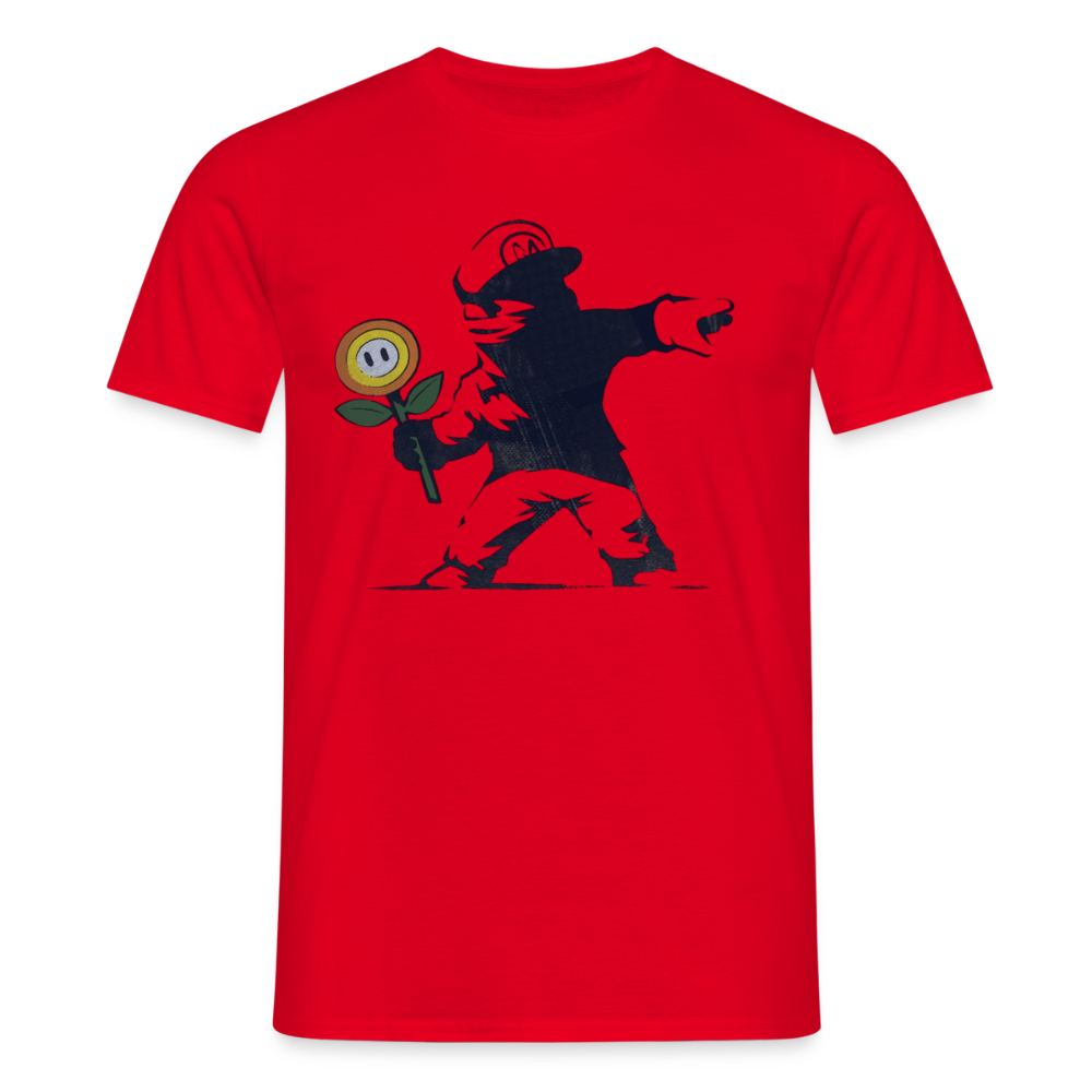 Mario X Banksy  Homme - red