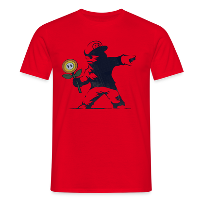 Mario X Banksy  Homme - red