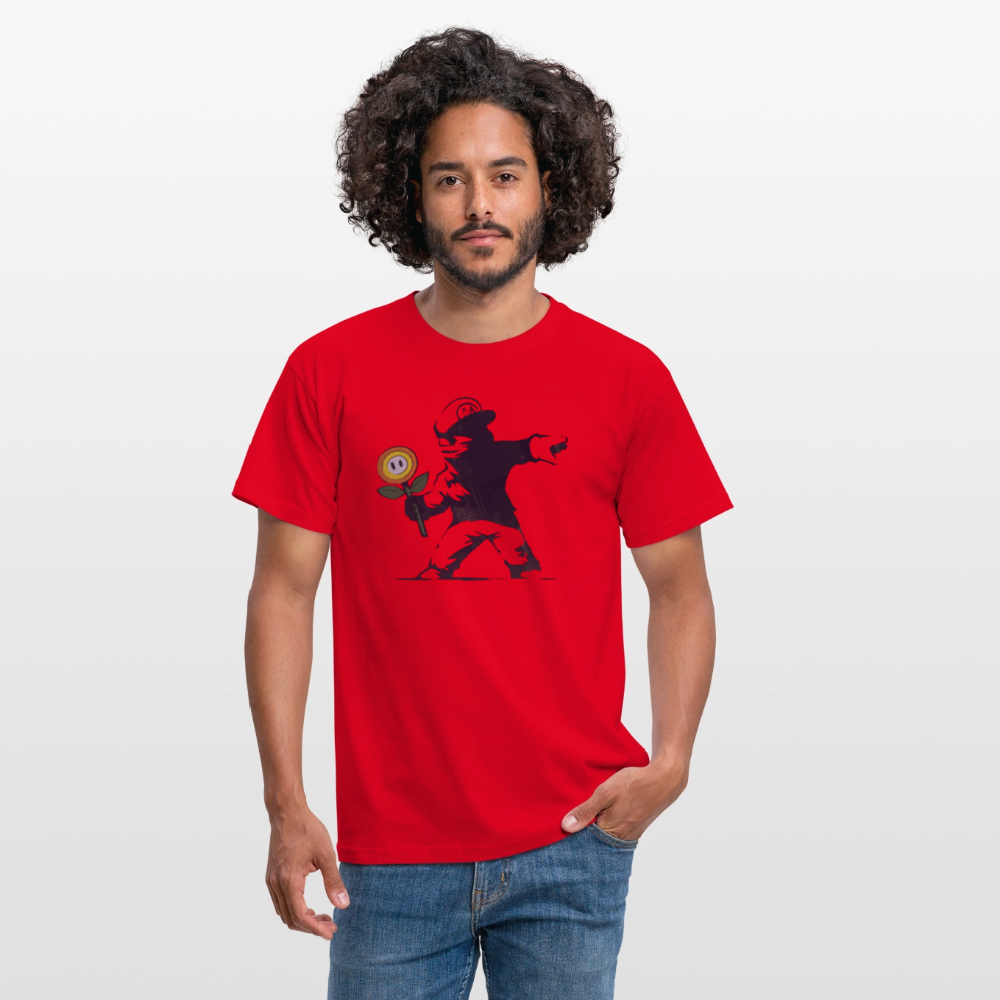 Mario X Banksy  Homme - red