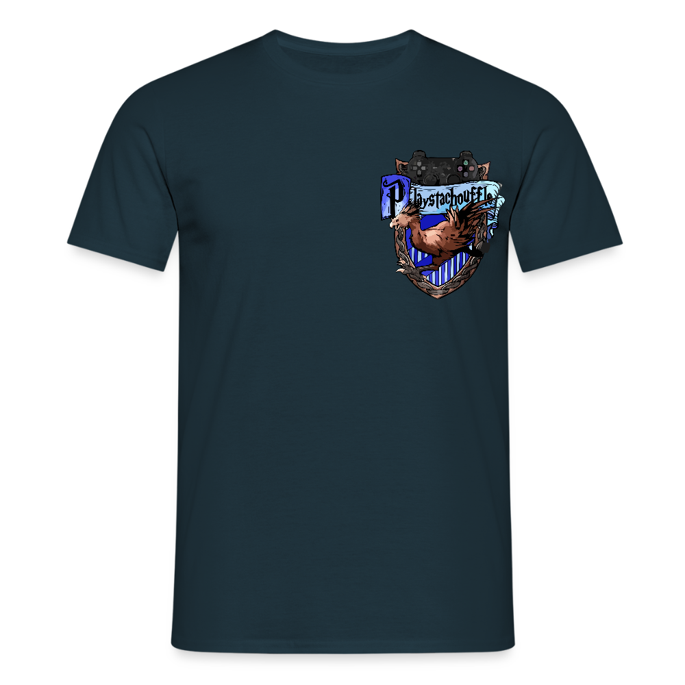 T-shirt Homme Bleu Marine PLAYSTACHOUFFLE Mini - marine