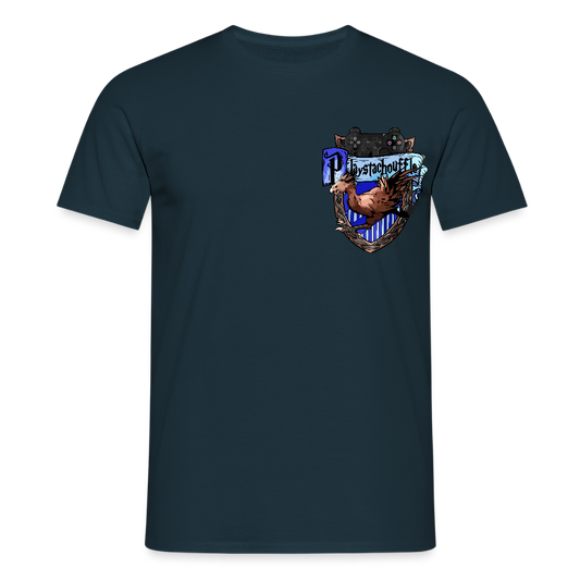 T-shirt Homme Bleu Marine PLAYSTACHOUFFLE Mini - marine
