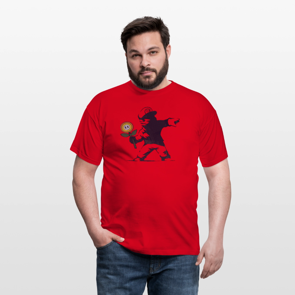 Mario X Banksy  Homme - red