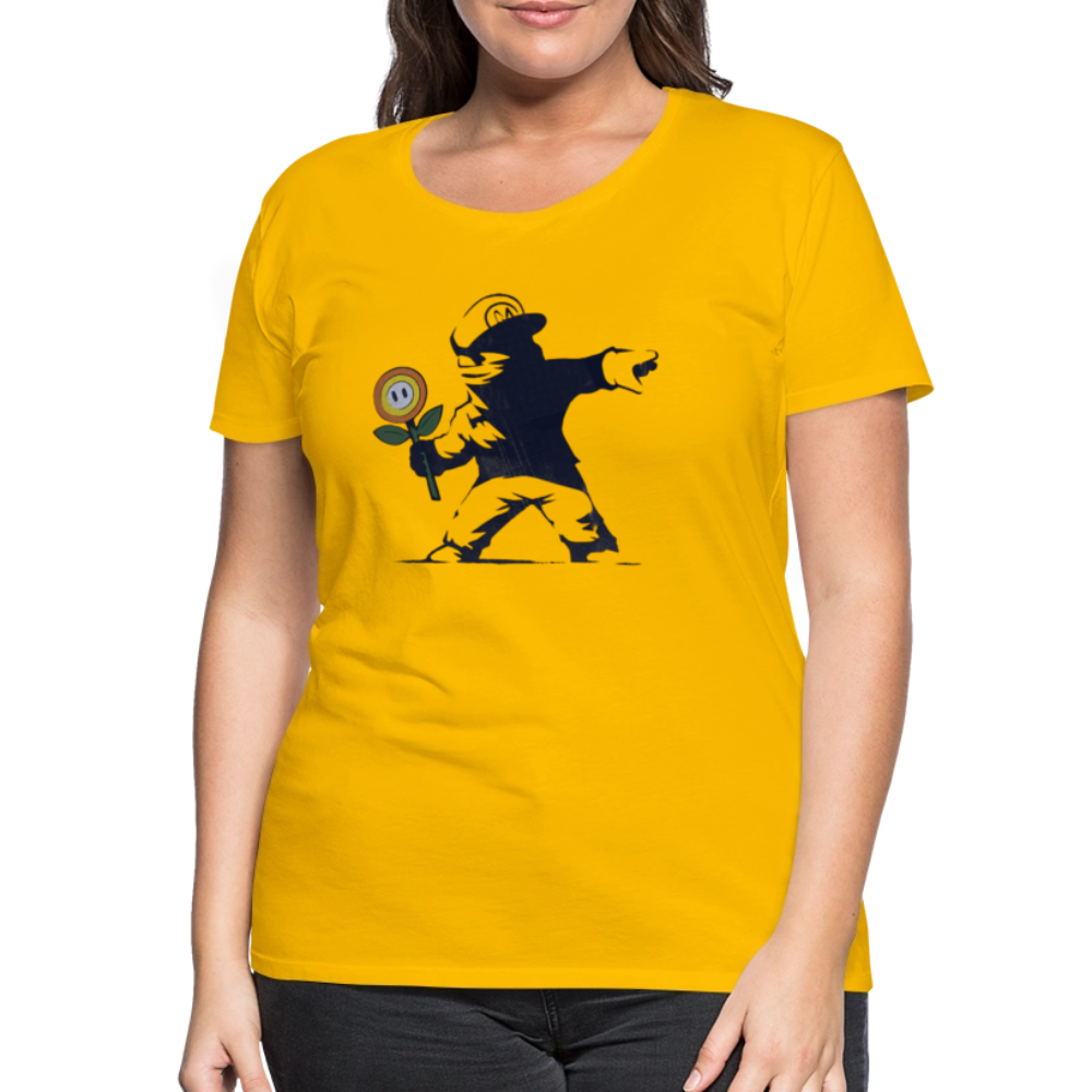 Mario X Banksy Femme - sun yellow