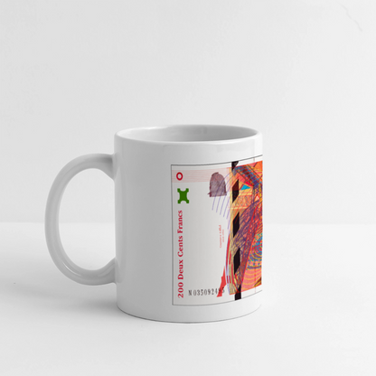 Mug 200 FRANCS  Eiffel Céramique - white
