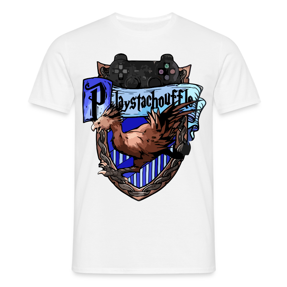 T-shirt Homme Blanc PLAYSTACHOUFFLE - Big Logo - blanc