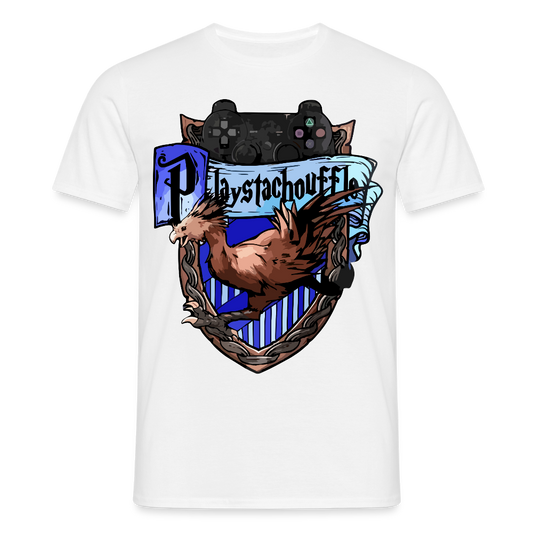 T-shirt Homme Blanc PLAYSTACHOUFFLE - Big Logo - blanc