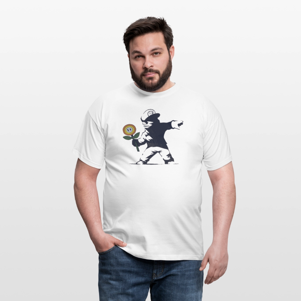 Mario X Banksy  Homme - white