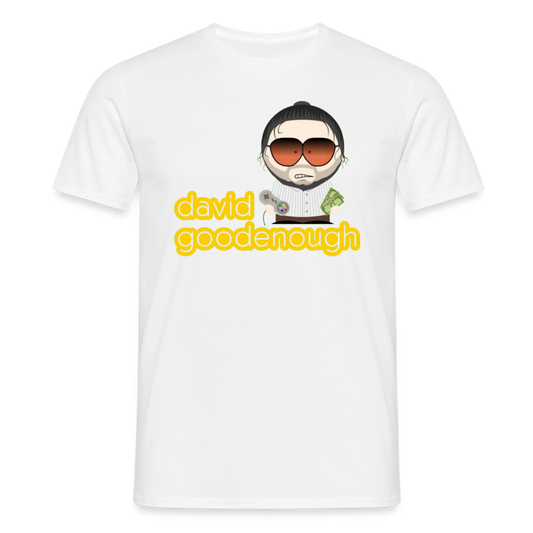 T-shirt  Homme Blanc David Goodenough SP 2 - blanc