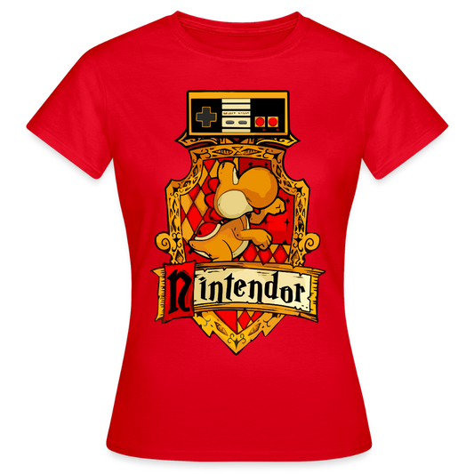 T-shirt Femme Rouge NINTENDOR - Big Logo - rouge
