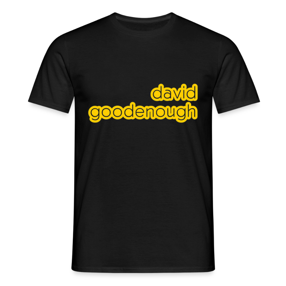 T-shirt  Homme Noir David Goodenough Classic - noir