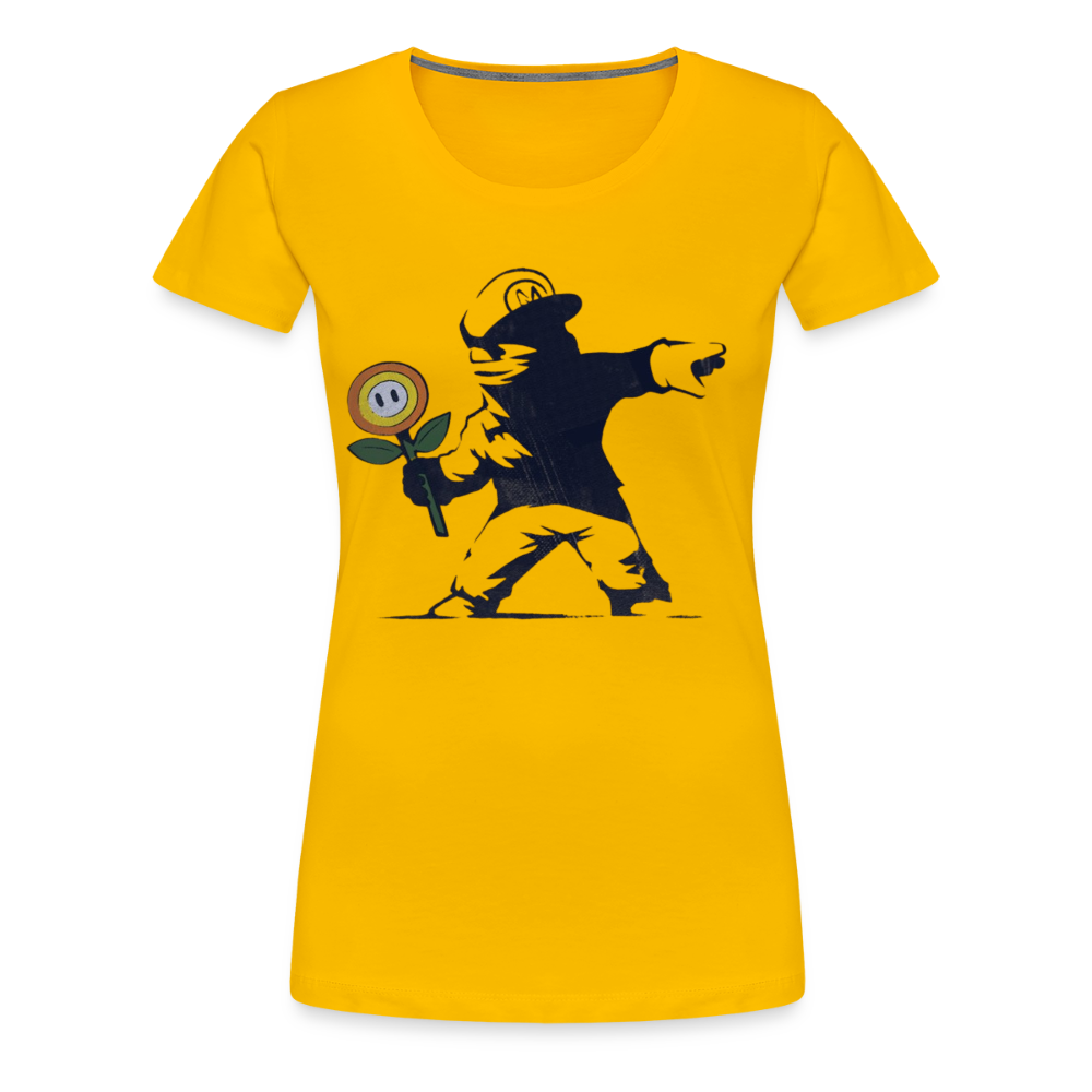 Mario X Banksy Femme - sun yellow