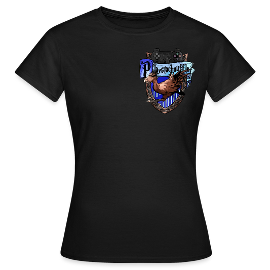 T-shirt Femme Noir PLAYSTACHOUFFLE Mini - noir