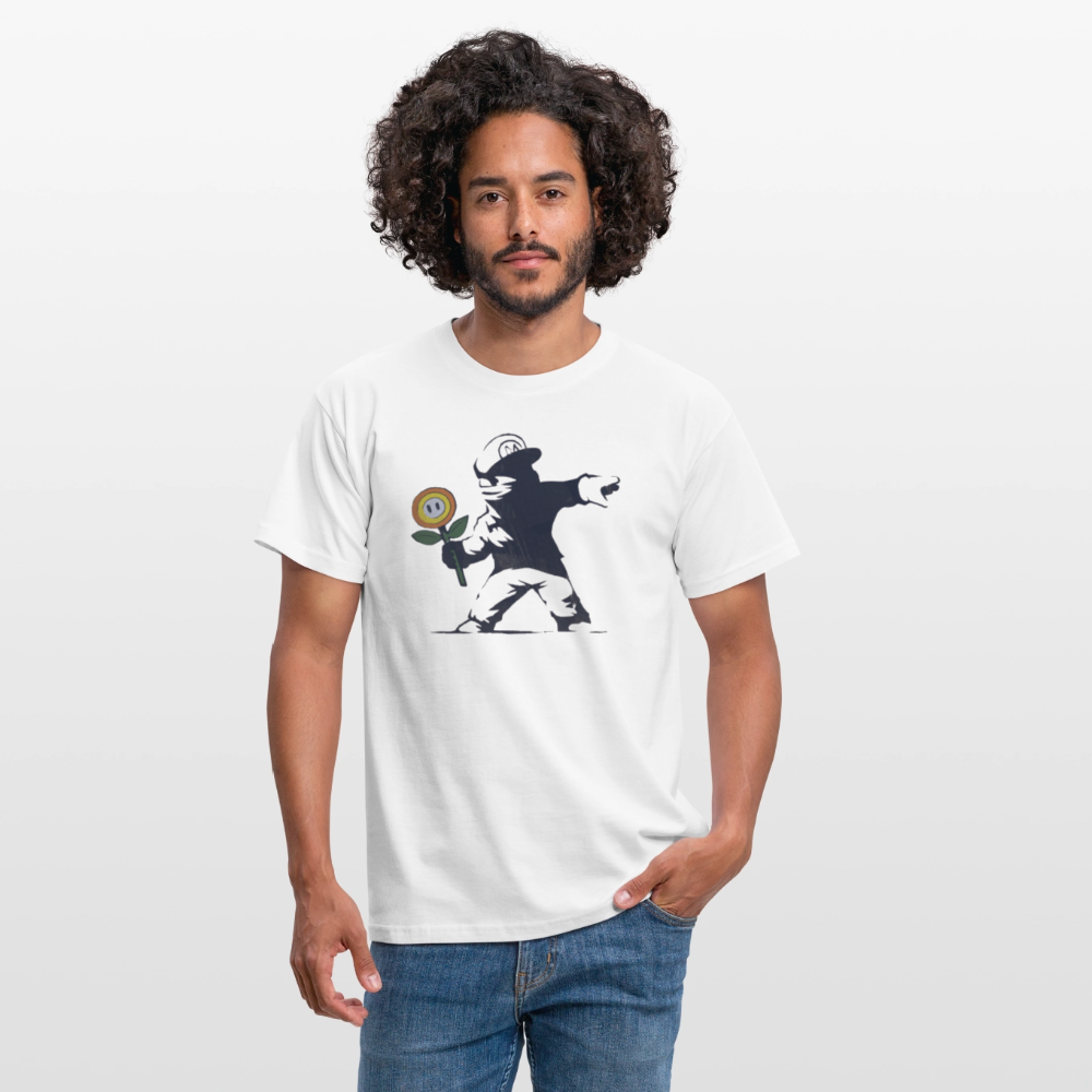 Mario X Banksy  Homme - white