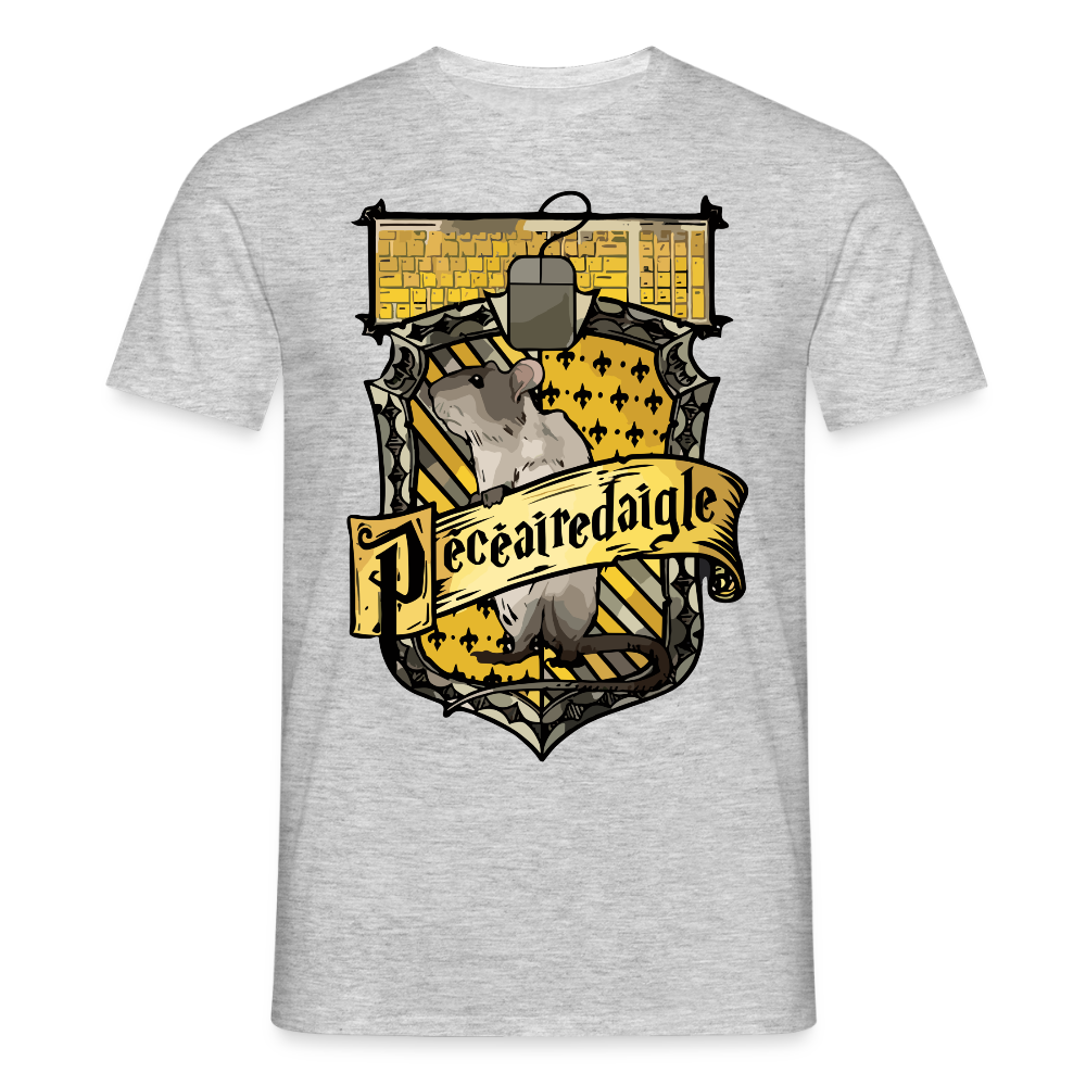 T-shirt Homme Gris Chié PECEAIREDAIGLE - Big Logo - gris chiné