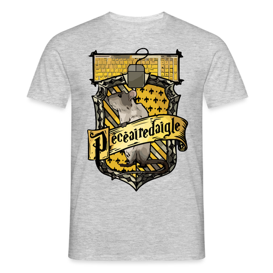 T-shirt Homme Gris Chié PECEAIREDAIGLE - Big Logo - gris chiné