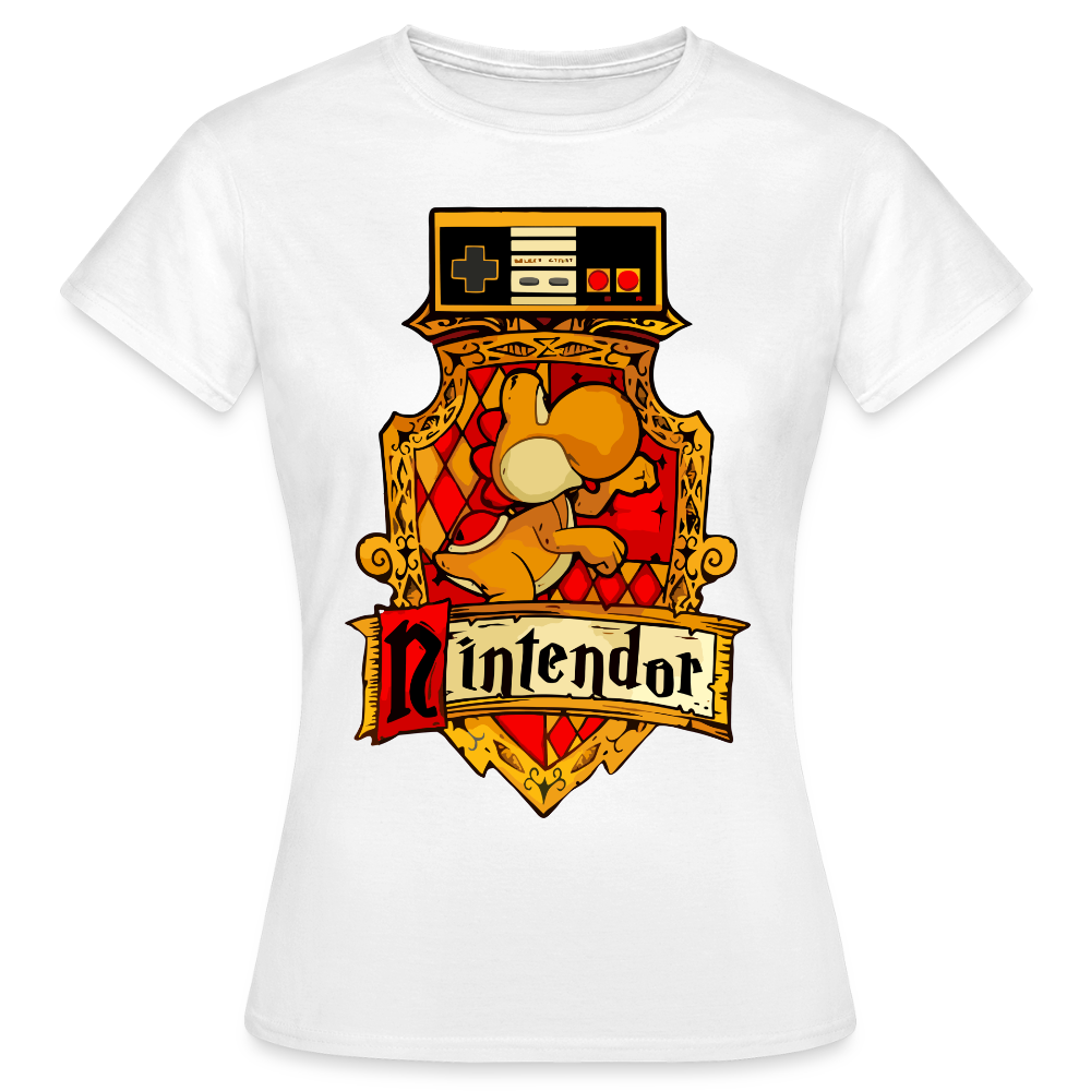 T-shirt Femme Blanc NINTENDOR - Big Logo - blanc