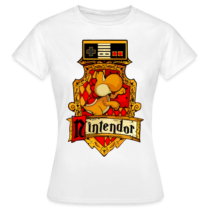 T-shirt Femme Blanc NINTENDOR - Big Logo - blanc