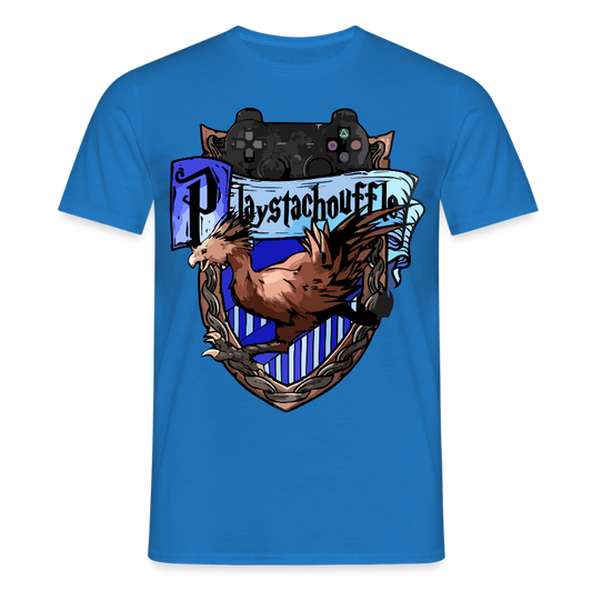 T-shirt Homme Bleu PLAYSTACHOUFFLE - Big Logo - bleu royal