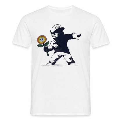 Mario X Banksy  Homme - white