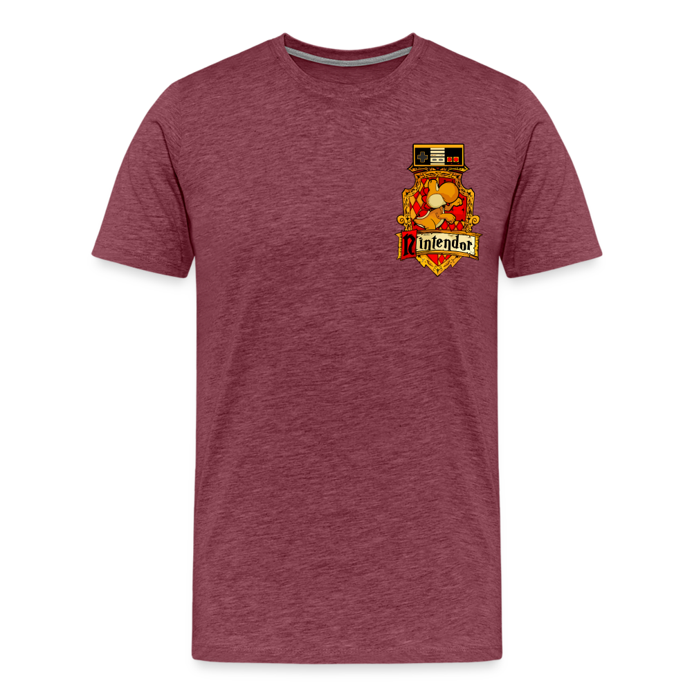 T-shirt Homme Rouge Bordeaux Chiné NINTENDOR Mini - rouge bordeaux chiné