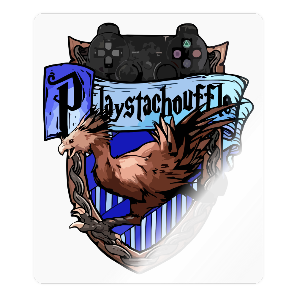 Sticker  PLAYSTACHOUFFLE  Ø 10 Cm - brillant transparent